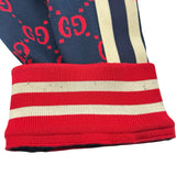 グッチ GUCCI GG総柄トラックパンツ 496920 ネイビー コットン メンズ パンツ