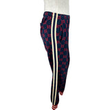グッチ GUCCI GG総柄トラックパンツ 496920 ネイビー コットン メンズ パンツ