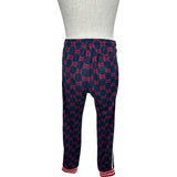 グッチ GUCCI GG総柄トラックパンツ 496920 ネイビー コットン メンズ パンツ