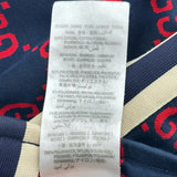 グッチ GUCCI GG総柄トラックパンツ 496920 ネイビー コットン メンズ パンツ
