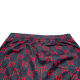 グッチ GUCCI GG総柄トラックパンツ 496920 ネイビー コットン メンズ パンツ