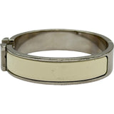 エルメス HERMES クリックHブレスレット アイボリー シルバー金具 メタル/エナメル アクセサリー