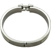 エルメス HERMES クリックHブレスレット アイボリー シルバー金具 メタル/エナメル アクセサリー