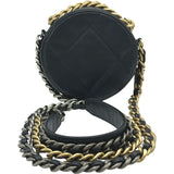 シャネル CHANEL CHANEL 19ラウンドチェーンショルダー AP0945 ブラック シルバー金具/ゴールド金具 ラムスキン レディース ショルダーバッグ