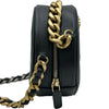 シャネル CHANEL CHANEL 19ラウンドチェーンショルダー AP0945 ブラック シルバー金具/ゴールド金具 ラムスキン レディース ショルダーバッグ