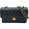 シャネル CHANEL マトラッセ23 A01113 ブラック ゴールド金具 キャビアスキン レディース ショルダーバッグ
