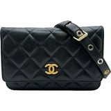 シャネル CHANEL マトラッセチェーンウォレット AP2548 ブラック シルバー金具/ゴールド金具 ラムスキン レディース ショルダーバッグ
