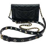 シャネル CHANEL マトラッセチェーンウォレット AP2548 ブラック シルバー金具/ゴールド金具 ラムスキン レディース ショルダーバッグ