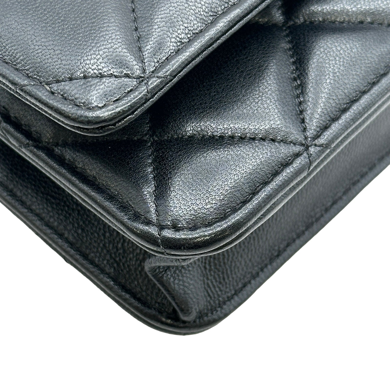 シャネル CHANEL マトラッセチェーンウォレット AP2548 ブラック