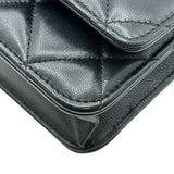 シャネル CHANEL マトラッセチェーンウォレット AP2548 ブラック シルバー金具/ゴールド金具 ラムスキン レディース ショルダーバッグ