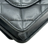シャネル CHANEL マトラッセチェーンウォレット AP2548 ブラック シルバー金具/ゴールド金具 ラムスキン レディース ショルダーバッグ