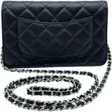 シャネル CHANEL マトラッセチェーンウォレット AP3723 ブラック シルバー金具 ラムスキン レディース ショルダーバッグ