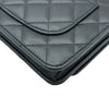 シャネル CHANEL マトラッセチェーンウォレット AP3723 ブラック シルバー金具 ラムスキン レディース ショルダーバッグ