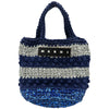 マルニ MARNI ハンドバッグ SHMH0130Q0 ネイビー コットン レディース ハンドバッグ