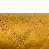 シャネル CHANEL マトラッセチェーンショルダー 14番台 イエロー シルバー金具 ヌバック レディース ショルダーバッグ
