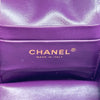 シャネル CHANEL ココマークバニティ2WAYショルダー AS3357 パープル ゴールド金具 シアリング レディース ショルダーバッグ