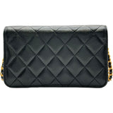 シャネル CHANEL マトラッセフラップフォンホルダー AP3106 ブラック ゴールド金具 ラムスキン レディース ショルダーバッグ