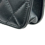 シャネル CHANEL マトラッセフラップフォンホルダー AP3106 ブラック ゴールド金具 ラムスキン レディース ショルダーバッグ