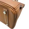 エルメス HERMES バーキン30 C刻印 ゴールド シルバー金具 トゴ レディース ハンドバッグ