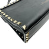 ヴァレンティノ VALENTINO ロックスタッズ2WAYショルダー ブラック ゴールド金具 レザー/スタッズ レディース ショルダーバッグ