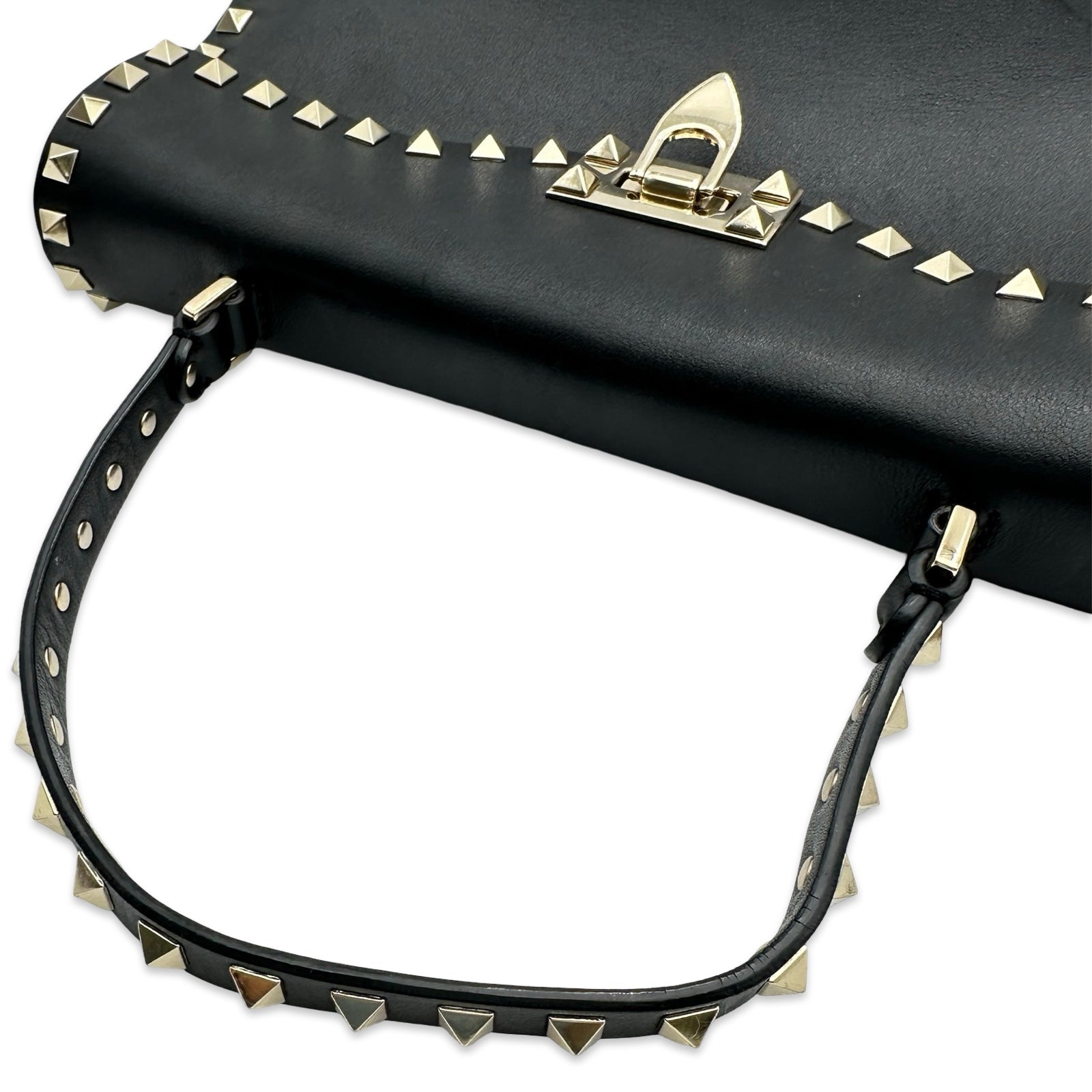 ヴァレンティノ VALENTINO ロックスタッズ2WAYショルダー ブラック
