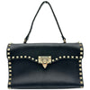 ヴァレンティノ VALENTINO ロックスタッズ2WAYショルダー ブラック ゴールド金具 レザー/スタッズ レディース ショルダーバッグ