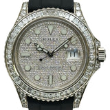 ロレックス ROLEX ヨットマスター 42 226679TBR シルバー/パヴェダイヤ ホワイトゴールド 自動巻き メンズ 腕時計