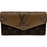 ルイ・ヴィトン LOUIS VUITTON ポルトフォイユ・サラ M80726 ブラウン モノグラムキャンバス レディース 長財布