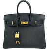 エルメス HERMES バーキン25 G刻印 ブラック ゴールド金具 トゴ レディース ハンドバッグ