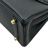 エルメス HERMES バーキン25 G刻印 ブラック ゴールド金具 トゴ レディース ハンドバッグ