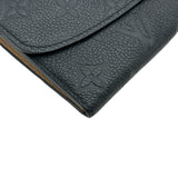 ルイ・ヴィトン LOUIS VUITTON ポルトフォイユ・エミリー M62369 ブラック モノグラム・アンプラント レディース 長財布