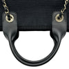 シャネル CHANEL ドーヴィル スモールショッピングバッグ AS3257 ブラック ゴールド金具 コットンファイバー レディース トートバッグ