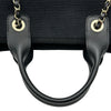 シャネル CHANEL ドーヴィル スモールショッピングバッグ AS3257 ブラック ゴールド金具 コットンファイバー レディース トートバッグ