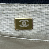 シャネル CHANEL ドーヴィル スモールショッピングバッグ AS3257 ブラック ゴールド金具 コットンファイバー レディース トートバッグ