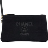 シャネル CHANEL ドーヴィル スモールショッピングバッグ AS3257 ブラック ゴールド金具 コットンファイバー レディース トートバッグ