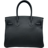 エルメス HERMES バーキン30 G刻印 ブラック シルバー金具 トゴ レディース ハンドバッグ