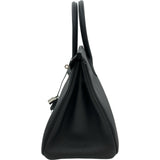 エルメス HERMES バーキン30 G刻印 ブラック シルバー金具 トゴ レディース ハンドバッグ