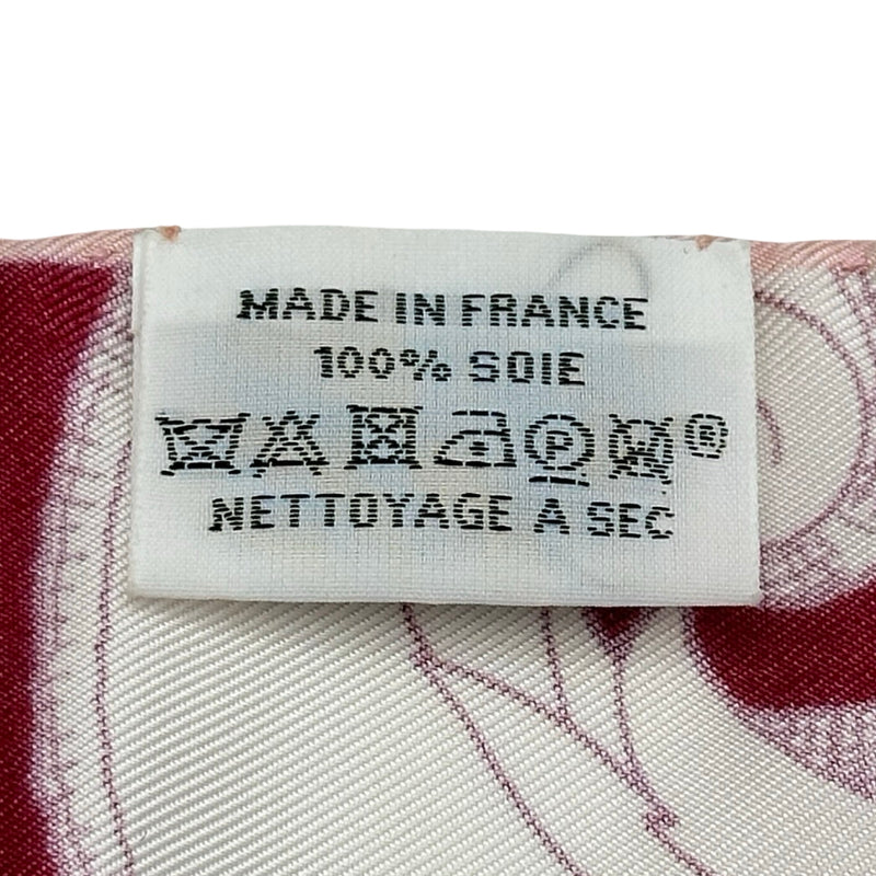 エルメス HERMES マキシツイリー LINSTRVCTION DV ROY ピンク シルク