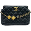 シャネル CHANEL マトラッセ ココマーク ライオンモチーフ チェーンクラッチ AP3429 ブラック ゴールド金具 ラムスキン レディース クラッチバッグ