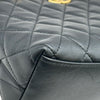シャネル CHANEL マトラッセ ココマーク ライオンモチーフ チェーンクラッチ AP3429 ブラック ゴールド金具 ラムスキン レディース クラッチバッグ