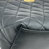 シャネル CHANEL マトラッセ ココマーク ライオンモチーフ チェーンクラッチ AP3429 ブラック ゴールド金具 ラムスキン レディース クラッチバッグ
