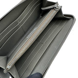 メゾン マルジェラ Maison Margiela 4ステッチ ジップアラウンドウォレット S56I0110 グレー シルバー金具 レザー ユニセックス 長財布