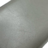 メゾン マルジェラ Maison Margiela 4ステッチ ジップアラウンドウォレット S56I0110 グレー シルバー金具 レザー ユニセックス 長財布