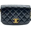 シャネル CHANEL ココマーク ミニフラップ ショルダーバッグ AS3396 ブラック ゴールド金具 シャイニーカーフスキン レディース ショルダーバッグ