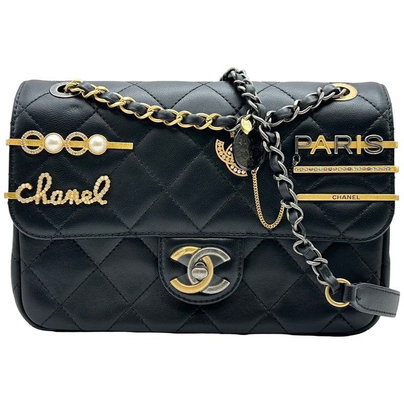 シャネル CHANEL マトラッセ・クリップココ Wチェーンショルダー