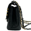 シャネル CHANEL マトラッセ・クリップココ Wチェーンショルダー AS2978 ブラック シルバー/ゴールド金具 ラムスキン/ラインストーン レディース ショルダーバッグ