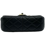 シャネル CHANEL マトラッセ・クリップココ Wチェーンショルダー AS2978 ブラック シルバー/ゴールド金具 ラムスキン/ラインストーン レディース ショルダーバッグ