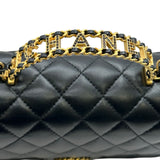 シャネル CHANEL マトラッセ トップハンドル 2WAYバッグ AS4530 ブラック ゴールド金具 ラムスキン レディース ショルダーバッグ