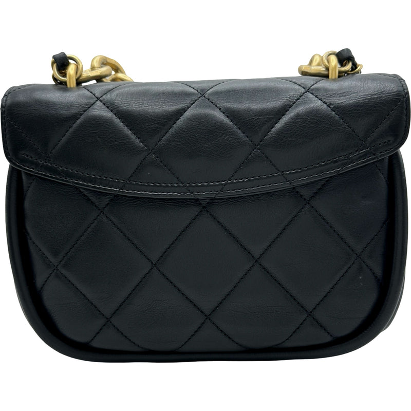 シャネル マトラッセ レザー 2WAY ショルダーバッグ 黒 シャネル CHANEL マトラッセ2WAYチェーンショルダー ブラック ゴールド