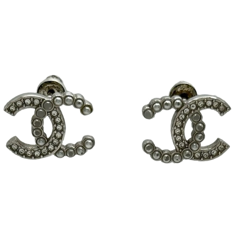 シャネル CHANEL ココマークピアス シルバー メタル アクセサリー